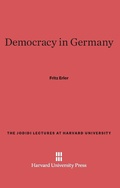 Cover: Democracy in Germany - Harvard University Press