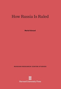 Enlarge image Cover: How Russia Is Ruled - Harvard University Press