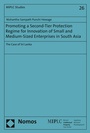 Cover: Promoting a Second-Tier Protection Regime for Innovation of Small and Medium-Sized Enterprises in South Asia - Nomos