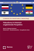 Cover: F&ouml;deralismus in historisch vergleichender Perspektive - Nomos