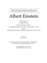 Enlarge image Cover: The Collected Papers of Albert Einstein, Volume 10 (English) - Princeton University Press