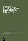 Cover: International Educational Exchange - De Gruyter Mouton
