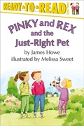 Cover: Pinky and Rex and the Just-Right Pet - Simon & Schuster Ltd