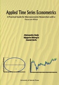 Cover: Applied Time Series Econometrics. A Practical Guide for Macroeconomic Researchers with a Focus on Africa - Univ. of Nairobi Press