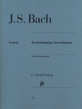 Cover: Johann Sebastian Bach - Zweistimmige Inventionen - Henle, G&uuml;nter