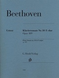 Cover: Klaviersonate Nr. 30 E-dur op. 109. Revidierte Ausgabe von HN 362 - Henle, G. Verlag