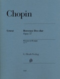 Cover: Fr&eacute;d&eacute;ric Chopin - Berceuse Des-dur op. 57 - Henle, G&uuml;nter