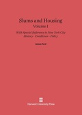 Cover: Slums and Housing - Harvard University Press