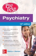 Cover: Psychiatry PreTest Self-Assessment And Review, 14th Edition - McGraw-Hill Education