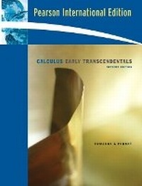 Enlarge image Cover: Calculus, Early Transcendentals - Pearson