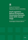 Cover: Draft Legislative Reform (Community Governance Reviews) Order 2015 - TSO