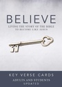 Cover: Believe Key Verse Cards: Adult/Student - HarperChristian Resources