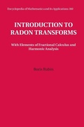 Cover: Introduction to Radon Transforms - Cambridge University Press
