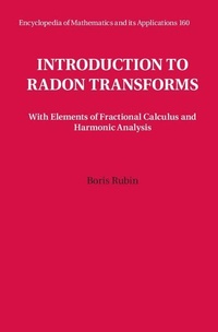 Enlarge image Cover: Introduction to Radon Transforms - Cambridge University Press