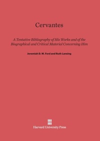 Enlarge image Cover: Cervantes - Harvard University Press