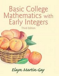 Enlarge image Cover: Basic College Mathematics with Early Integers Plus New Mylab Math with Pearson Etext -- Access Card Package - Pearson