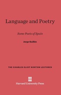 Cover: Language and Poetry - Harvard University Press