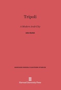 Cover: Tripoli - Harvard University Press