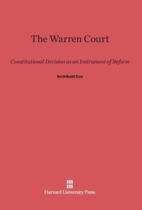 Enlarge image Cover: The Warren Court - Harvard University Press