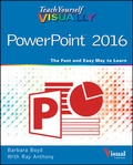 Cover: Teach Yourself VISUALLY PowerPoint 2016 - Visual
