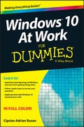 Cover: Windows 10 At Work For Dummies - Wiley