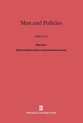 Cover: Men and Policies - Harvard University Press
