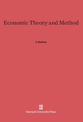 Cover: Economic Theory and Method - Harvard University Press