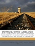 Cover: Six Old English Chronicles, of Which Two Are Now First Translated from the Monkish Latin Originals - Nabu Press