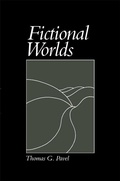 Cover: Fictional Worlds - Harvard University Press