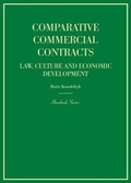 Cover: Comparative Commercial Contracts - West Academic Press