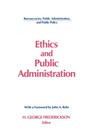 Cover: Ethics and Public Administration - Routledge