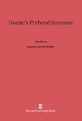 Cover: Donne's Prebend Sermons - Harvard University Press