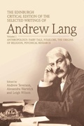 Cover: The Edinburgh Critical Edition of the Selected Writings of Andrew Lang, Volume 2 - Edinburgh University Press