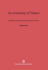 Enlarge image Cover: An Anatomy of Values - Harvard University Press