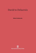 Cover: David to Delacroix - Harvard University Press