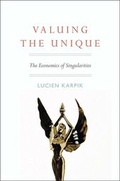 Cover: Valuing the Unique - Princeton University Press