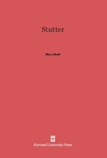 Cover: Stutter - Harvard University Press