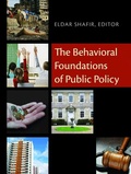 Cover: The Behavioral Foundations of Public Policy - Princeton University Press