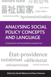 Enlarge image Cover: Analysing Social Policy Concepts and Language - Policy Press