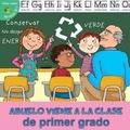 Cover: Abuelo Viene a la Clase de Primer Grado - Little Birdie Books