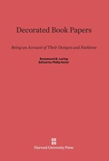 Cover: Decorated Book Papers - Harvard University Press