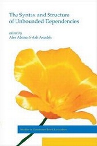 Enlarge image Cover: The Syntax and Structure of Unbounded Dependencies - Centre for the Study of Language & Information