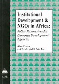 Cover: Institutional Development and NGOs in Africa - INTRAC
