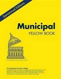 Enlarge image Cover: Municipal Yellow Book Winter 2015 - Leadership Directories Incorporated