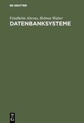 Cover: Datenbanksysteme - De Gruyter