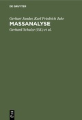 Cover: Ma&szlig;analyse - De Gruyter