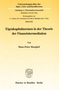 Abbildung von: Eigenkapitalnormen in der Theorie der Finanzintermediation - fibre