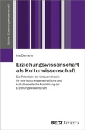 Cover: Erziehungswissenschaft als Kulturwissenschaft - Beltz eBook