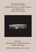Cover: The Difficult Whole - Park Books