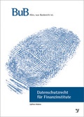 Cover: Datenschutz f&uuml;r Kreditinstitute - Bank-Verlag